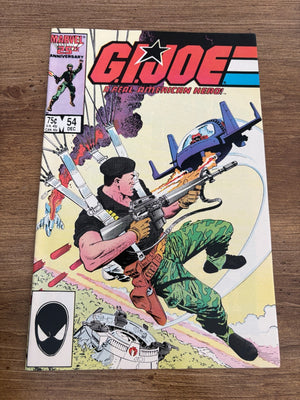 G.I. Joe # 54 NM Marvel Comic Book Snake Eyes Duke Cobra Commander 9 J471