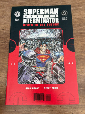 Lot Of 4 Superman Vs The Terminator DC Dark Horse Comics # 1 2 3 4 VF-NM 4 J477