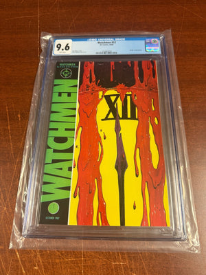 Watchmen # 12 CGC Graded 9.6 DC Comic Book Alan Moore 1987 Rorschach JH42