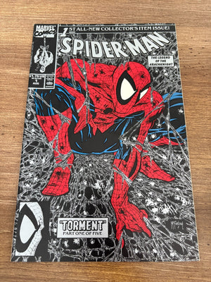 Spider-Man # 1 NM B&W Marvel Comic Book Todd McFarlane Black & Silver 7 J464