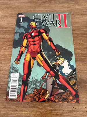 Civil War 2 # 1 NM 1st Print Variant Cover Marvel Comic Book Iron Man 17 J479