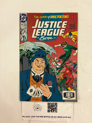 Justice League Europe #43 NM DC Comic Books Power Girl Metamorpho 1 HH117