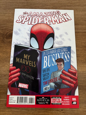 Amazing Spider-Man # 6 NM 1st Print Marvel Comic Book Slott 15 J478