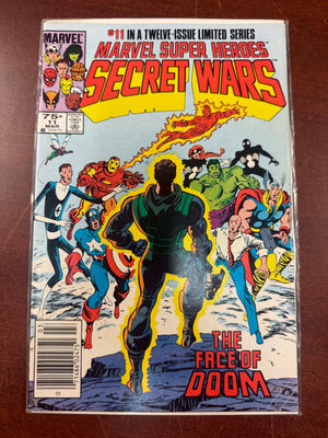 Marvel Super Heroes Secret Wars # 11 VF- Comic Book Dr. Doom Newsstand 3 J800
