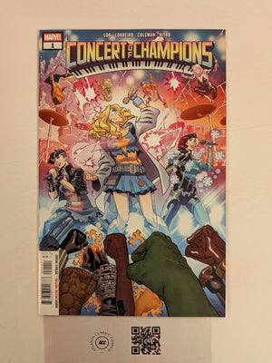 Concert of Champions #1 NM Marvel Comic Books Dazzler 4 HH130