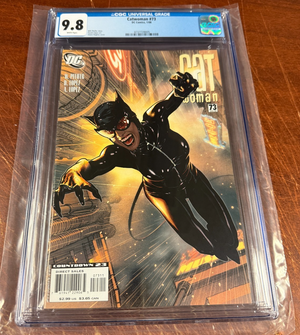 Catwoman # 73 CGC Graded 9.8 DC Comic Book Adam Hughes Cover Art 2008 JH41