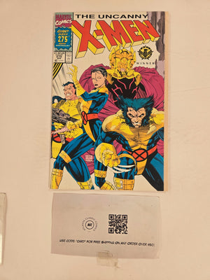 Uncanny X-Men #275 NM Marvel Comic Books Rogue Gambit Nightcrawler 14 HH135