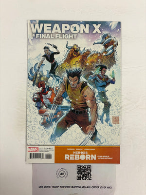 Heroes Reborn Weapon X & Final Flight #1 Marvel VF-NM Comic Book 10 ET24