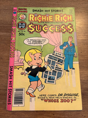 Richie Rich Success # 94 VF Harvey Comic Book Poor Little Rich Boy 9 J462