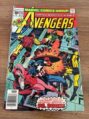 Avengers # 156 FN Marvel Comic Book Iron Man Hulk Thor 12 J465