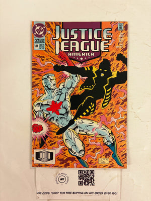 Justice League America #81 NM DC Comic Books Booster Gold Blue Beetle 29 HH116