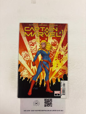 Captain Marvel #1 2019 Marvel VF-NM Comic Book 14 ET28