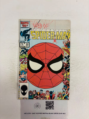 Web of Spider-Man #20 1986 Marvel VF-NM Comic Book 23 ET34