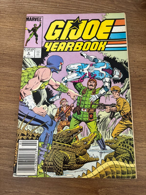 G.I. Joe Yearbook # 4 VF- Marvel Comic Book Newsstand Variant 23 J481