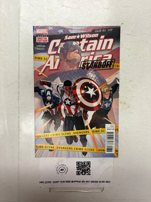 Captain America Sam Wilson #8 Marvel VF-NM Comic Book 9 ET34