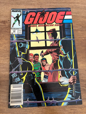 G.I. Joe # 66 VF Marvel Comic Book Snake Eyes Duke Cobra Commander 10 J471