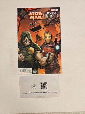King in Black Iron Man Doctor Doom #1 Marvel VF-NM Comic Book 24 ET31