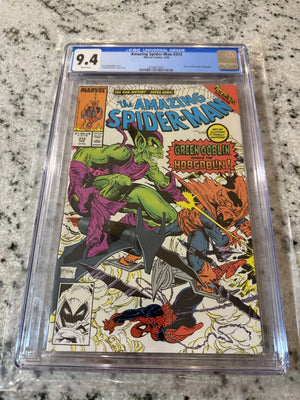 Amazing Spider-Man # 312 CGC 9.4 Marvel Comic Book 1989 McFarlane Goblin JH29