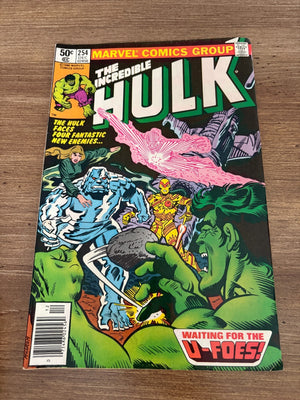 The Incredible Hulk # 254 VF Marvel Comic Book Quasar 18 J462