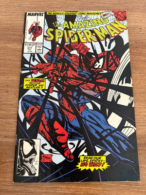 Amazing Spider-Man # 317 VF-NM Marvel Comic Book Todd McFarlane 1 J465