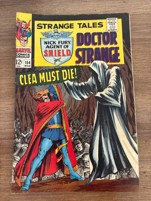 Strange Tales # 154 VG Marvel Comic Book Nick Fury Doctor Strange 16 J477