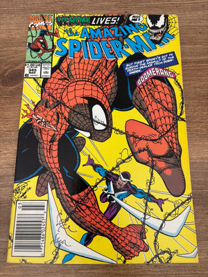Amazing Spider-Man #345 Newsstand Cletus Kasady VF-NM Comic Book 15 EC1