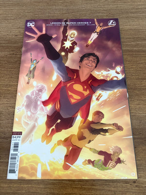 Legion Of Super-Heroes # 7 NM 1st Print DC Comic Book Variant Cover 15 J479