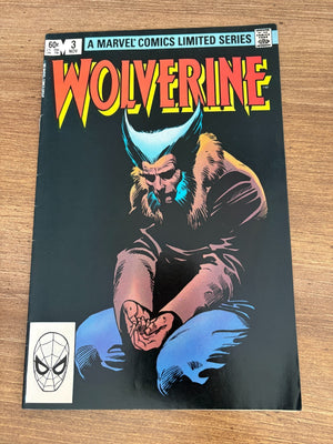 Wolverine # 3 VF Marvel Comic Book Frank Miller Limited Series X-Men 14 J471