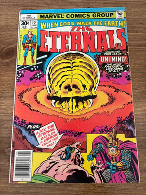 The Eternals # 12 FN Marvel Comic Book Newsstand Jack Kirby 12 J483