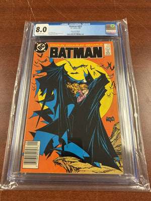 Batman # 423 CGC Graded 8.0 DC Comic Book Newsstand Variant McFarlane 1st P JH46