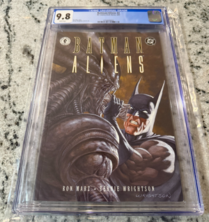 Batman Aliens # 2 CGC Graded 9.8 DC Comic Book 1997 Ron Marz B. Wrightson JH39