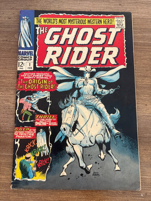 The Ghost Rider # 1 FN- Marvel Western Comic Book Cowboy 14 J477