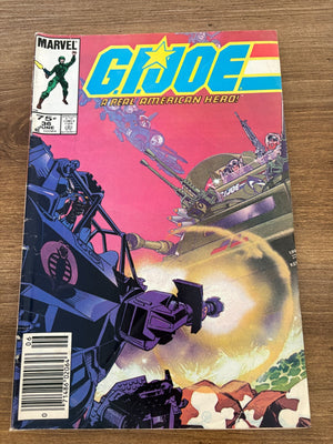 G.I. Joe # 36 FN Marvel Comic Book Snake Eyes Duke Cobra Destro 13 J481