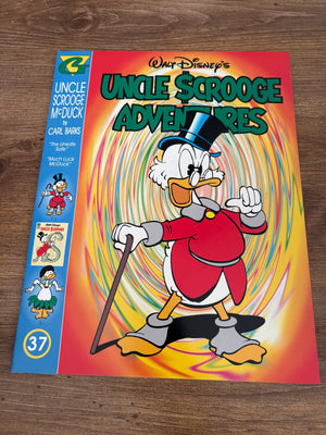 Walt Disney's Uncle Scrooge Adventures 37 Gladstone Comic Book Carl Barks 7 J474