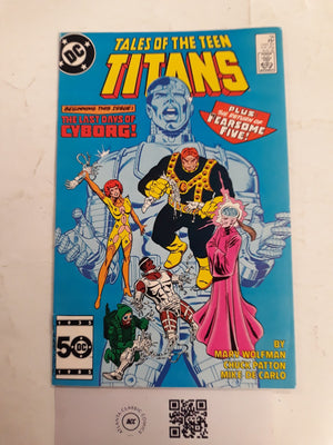 Tales of the Teen Titans #56 NM DC Comic Books Cyborg Fearsome Five 29 HH118
