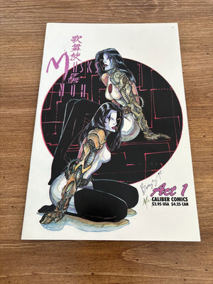 Masks Of The NOH # 1 NM Act 1 Caliber Comics Comic Book 11 J457