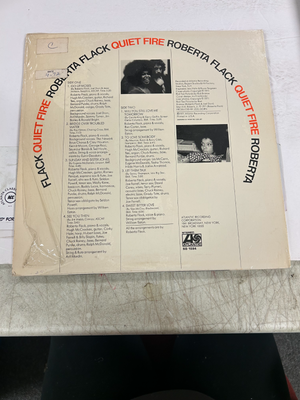 Roberta Flack Quiet Fire LP Vinyl Record Atlantic Soul Funk In Shrink 4 ET5