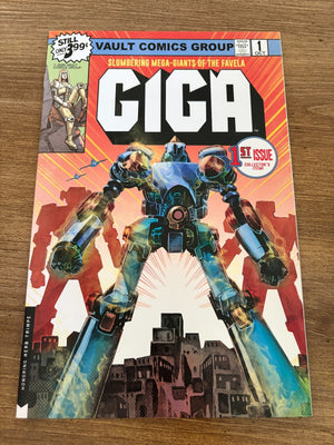 Giga # 1 NM 1st Print Variant Cover Vault Comic Book Herb Trimpe Shogun 10 J479