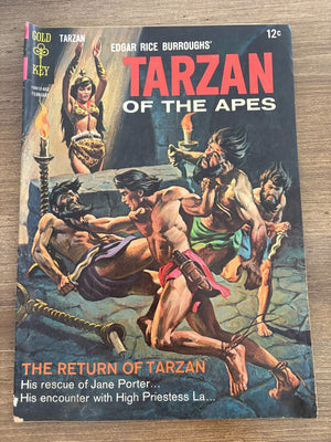 Tarzan Of The Apes # 156 VG Gold Key Silver Age Comic Book Burroughs 14 J477