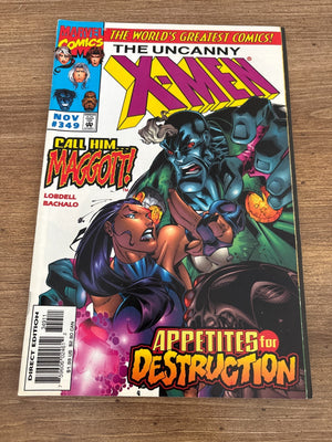 Lot Of 5 Uncanny X-Men Marvel Comic Books # 349 350 351 352 353 VF-NM 14 J456
