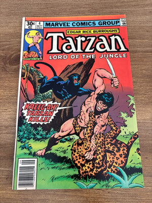 Tarzan # 4 VF Marvel Comic Book Edgar Rice Burroughs Jungle Apes 13 J472