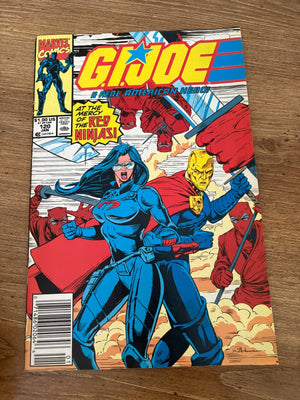 G.I. Joe # 120 VF/NM Marvel Comic Book Snake Eyes Duke Cobra Destro 19 J481