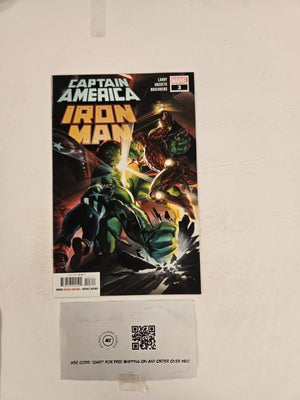 Captain America Iron Man #3 Marvel Comics 2022 VF-NM Comic Book 25 ET22