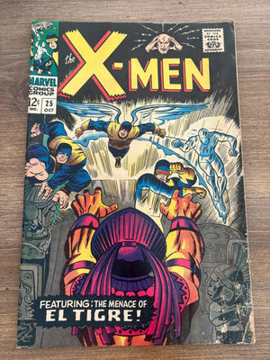 (Uncanny) X-Men # 25 GD Marvel Comic Book Iceman Angel Beast Jean Grey 12 J477