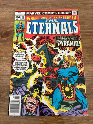 The Eternals # 19 VF-NM Marvel Comic Book Newsstand Jack Kirby 11 J483