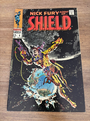 Nick Fury Agent Of Shield # 6 FN Marvel Comic Book Jim Steranko 7 J475
