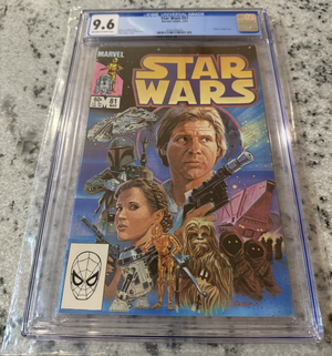 Star Wars # 81 CGC Graded 9.6 Marvel Comic Book 1984 Boba Fett JH45