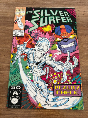 Silver Surfer # 57 VF Marvel Comic Book Firelord Thanos Galactus 3 J465
