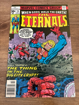 The Eternals # 16 FN/VF Marvel Comic Book Newsstand Jack Kirby 12 J483