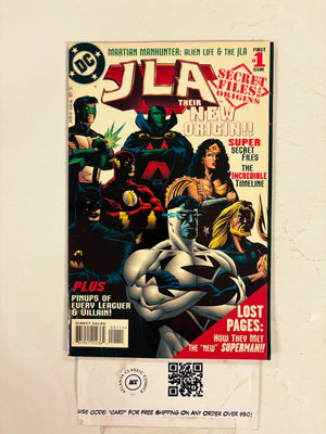 JLA Files and Origins #1 NM DC Comic Books Superman Batman 3 HH117